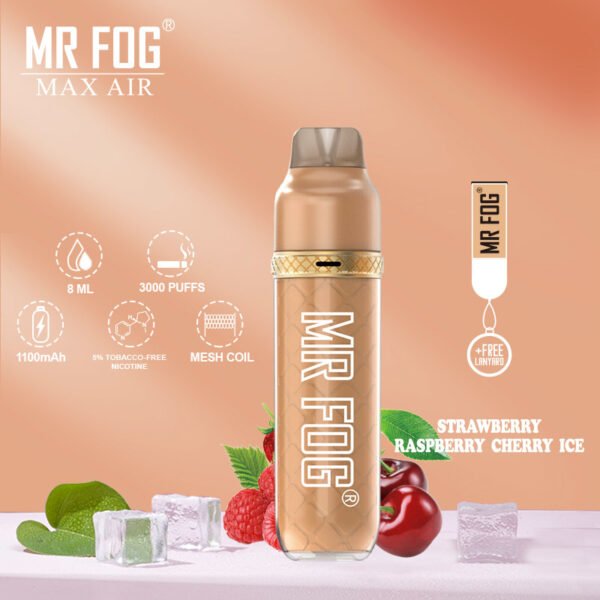 Mr Fog Max Air Strawberry Raspberry Cherry Ice