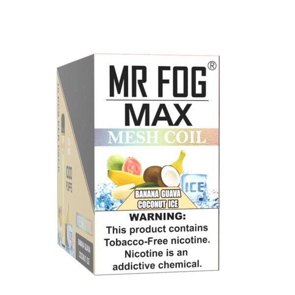 Mr Fog max mesh coil banana coconut ice