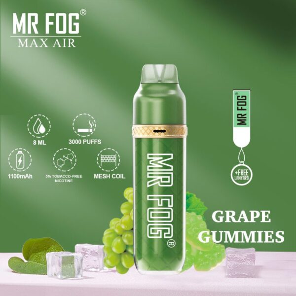 Mr Fog Max Air Grape Gummies