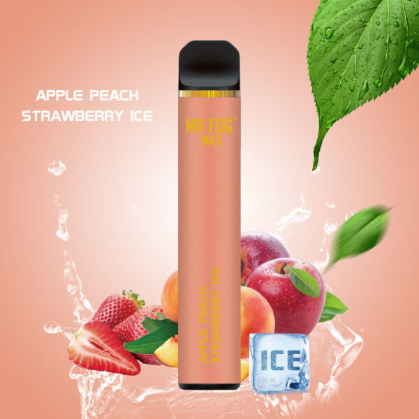 Mr Fog Max Apple Peach Strawberry Ice