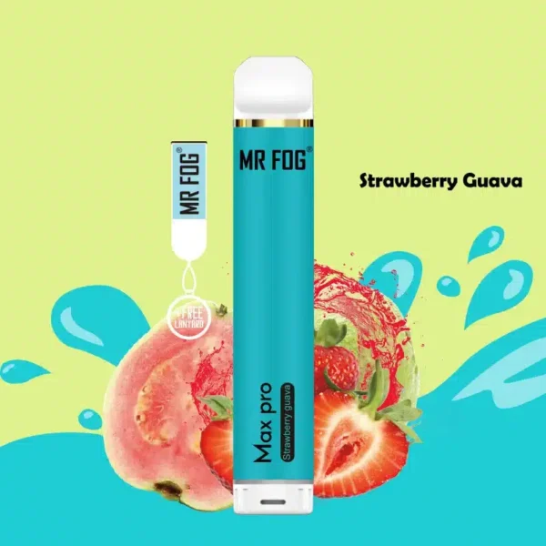 Mr Fog Max Pro Strawberry Guava | Disposable Vape