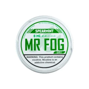 Spearmint Mr Fog DRY Nicotine Pouches