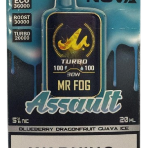 Assault (Turbo) MR FOG NOVA 36K Puffs Disposable Vape