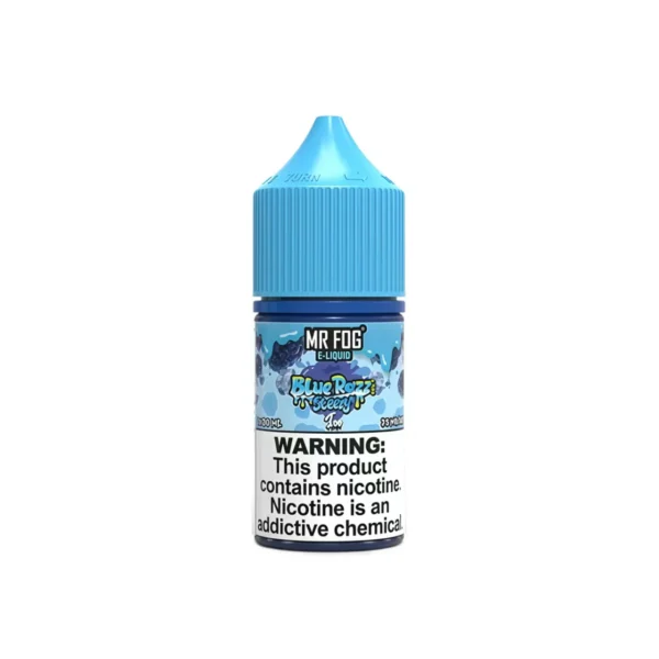 Blue Razz Ice Mr Fog Salt E-Liquid Steezy Series