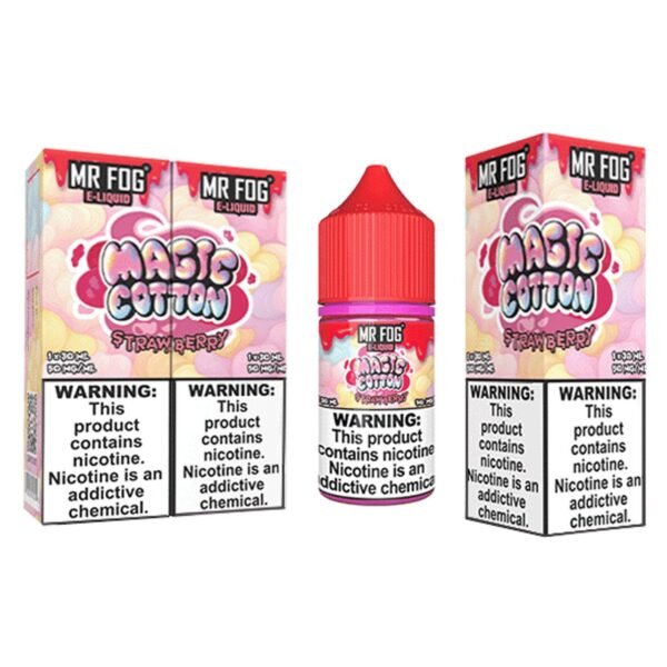 Magic Cotton Strawberry Mr Fog Salt Nic