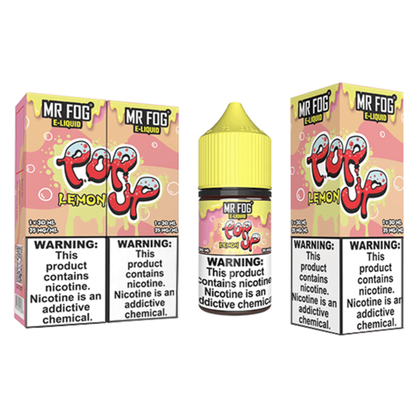 Pop Up Lemon Mr Fog Salt Nic