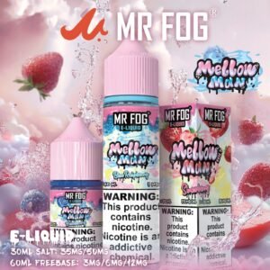 STRAWBERRY  - MR FOG MELLOW MAN SALT E LIQUID JUICE 30ML