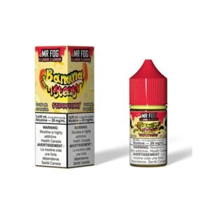 MR FOG BANANA STEEZY STRAWBERRY SALT E-LIQUID 30ML