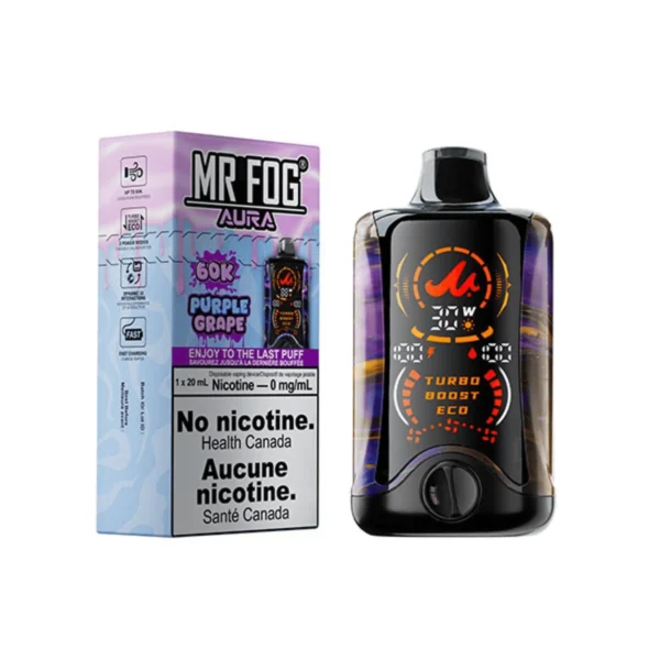 Purple Grape – Mr Fog Aura 60k Puffs