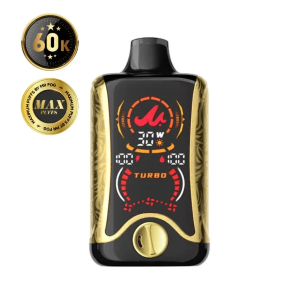 8th Anniversary Mr Fog Aura 60K Puffs Gold Edition Disposable Vape