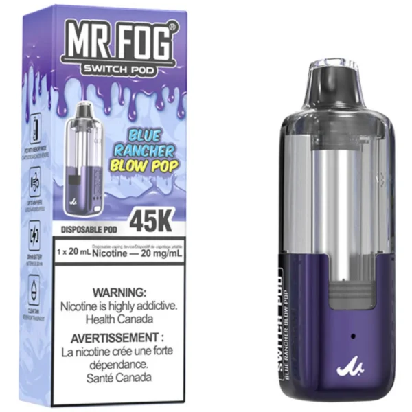 Blue Rancher Blow Pop Mr Fog Switch Pods
