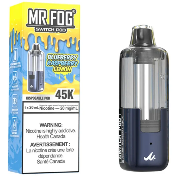 Blueberry Raspberry Lemon Mr Fog Switch Pods