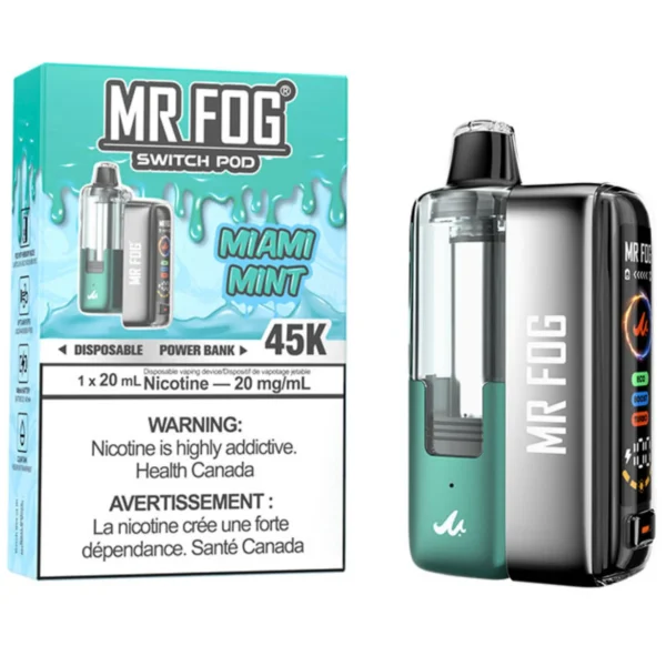 Miami Mint Mr Fog Switch 45K Puffs - Pods Kit
