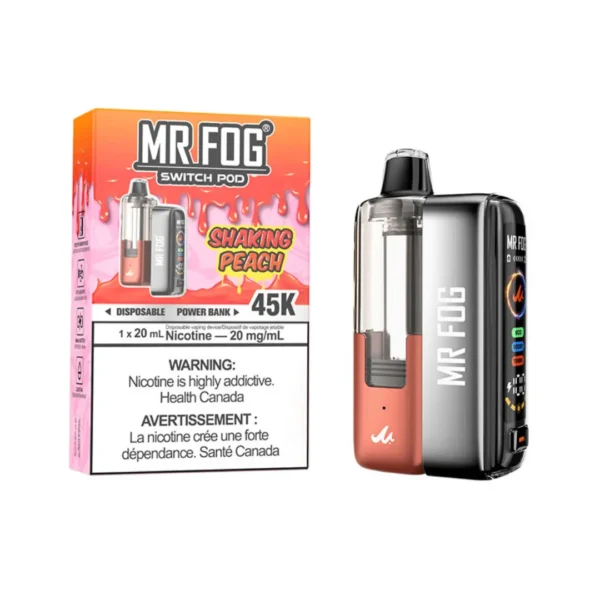 Shaking Peach Mr Fog Switch 45K Puffs - Pods Kit