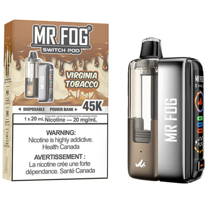 Virginia Tobacco Mr Fog Switch 45K Puffs - Pods Kit