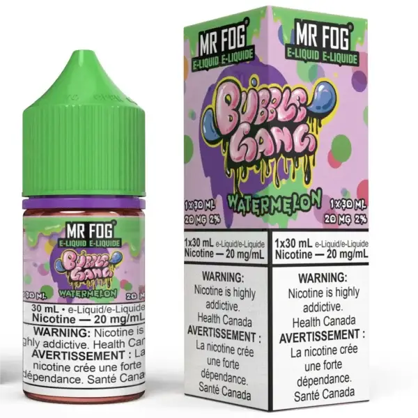 Watermelon - Mr Fog Bubble Gang Salt E-Liquid - 30ml