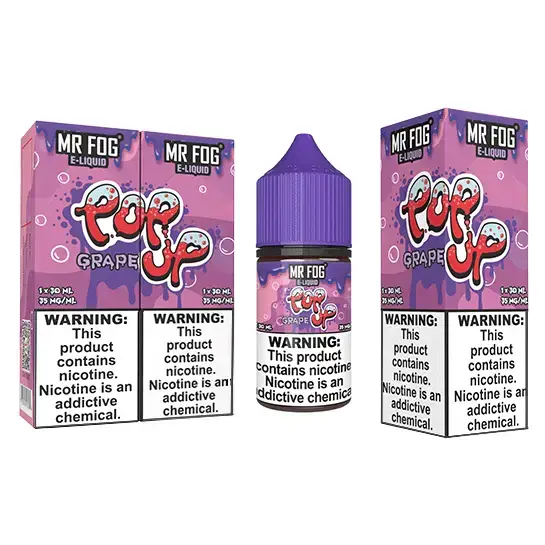 Grape - Mr Fog Pop Up Salt E-Liquid - 30ml