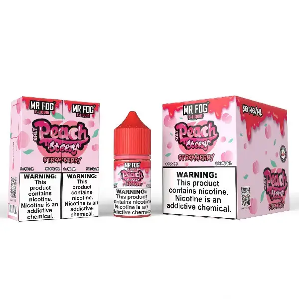 Strawberry - Mr Fog Peach Steezy Salt E-Liquid - 30ml