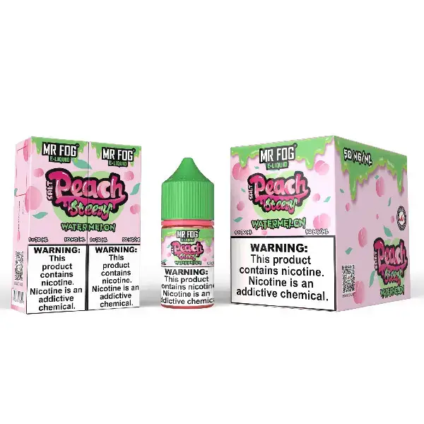 Watermelon - Mr Fog Peach Steezy Salt E-Liquid - 30ml