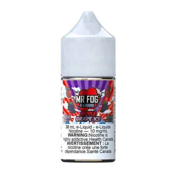 Apple Grape Ice - Mr Fog Synthetic Nicotine Salt E-Liquid - 30ml
