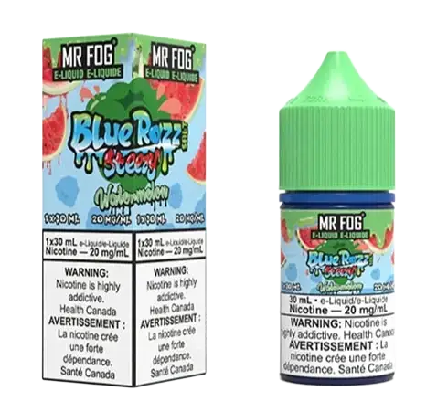 Watermelom - Mr Fog Blue Razz Steezy Salt E-Liquid - 30Ml