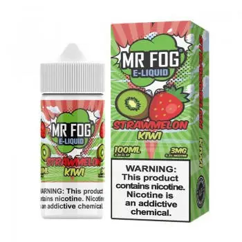 Strawmelon Kiwi - Mr Fog Synthetic E-Liquid -100Ml