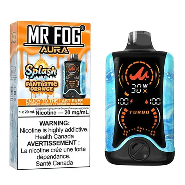 Fantastic Ornage-mr Fog Aura Splash 60,000 Puffs Disposable Vape