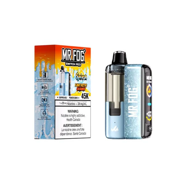 Fantastic Orange (Splash Edition) – Mr Fog Switch 45000 Puffs Disposable Vape – Pod Kit