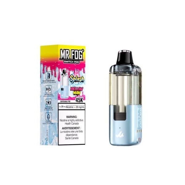 swpdsp05_-_splash_mellow_man_-s.jpg Mellow Man (Splash Edition) Mr Fog Switch 45000 Puffs Disposable Vape - Pods Only