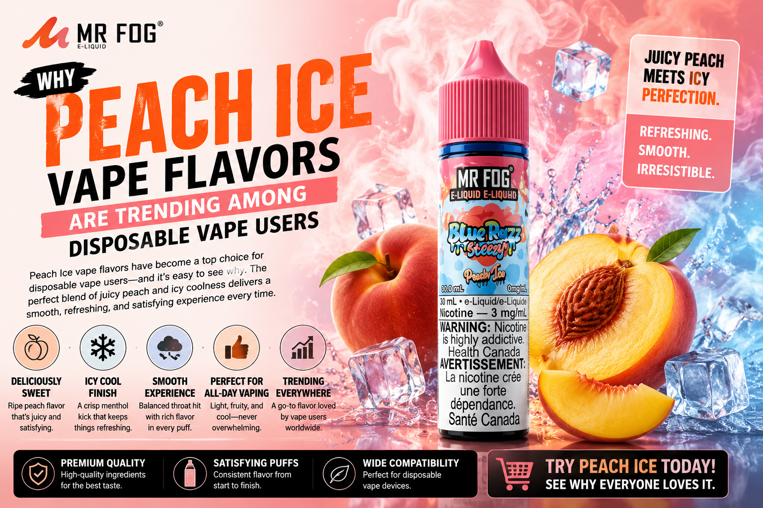 Peach Ice Vape