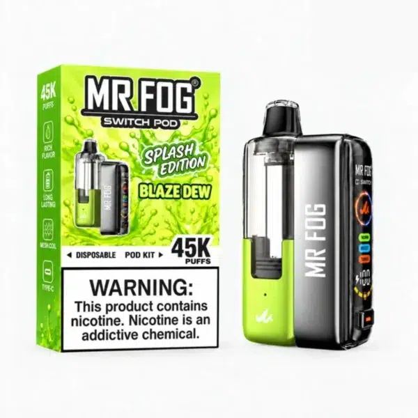 Blaze Dew Mr Fog Switch Pod Vape Kit Splash Edition