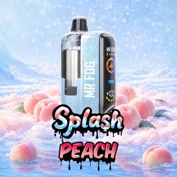 Peach Mr Fog Switch Pod Vape Kit Splash Edition