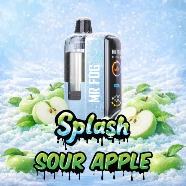 Sour Apple Mr Fog Switch Pod Vape Kit Splash Edition Sour Apple Mr Fog Switch Pod Vape Kit Splash Edition