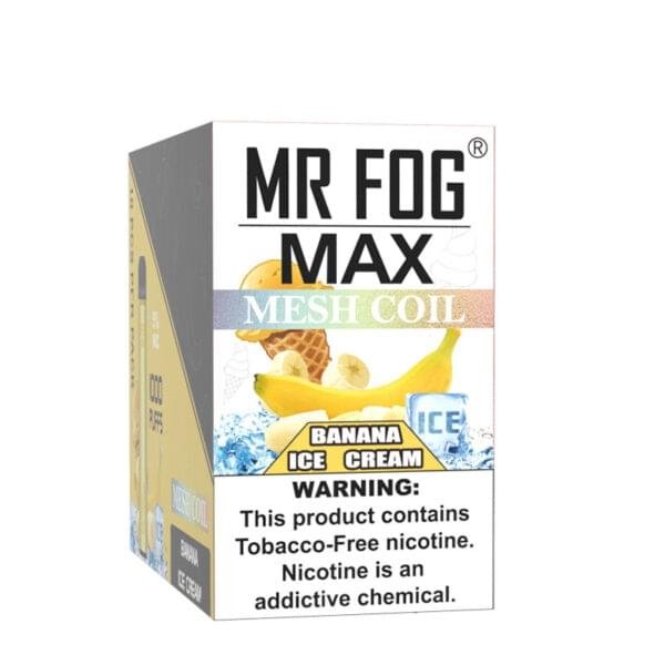 Mr Fog max mesh coil banana ice cream
